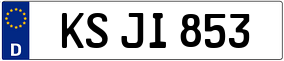 Truck License Plate